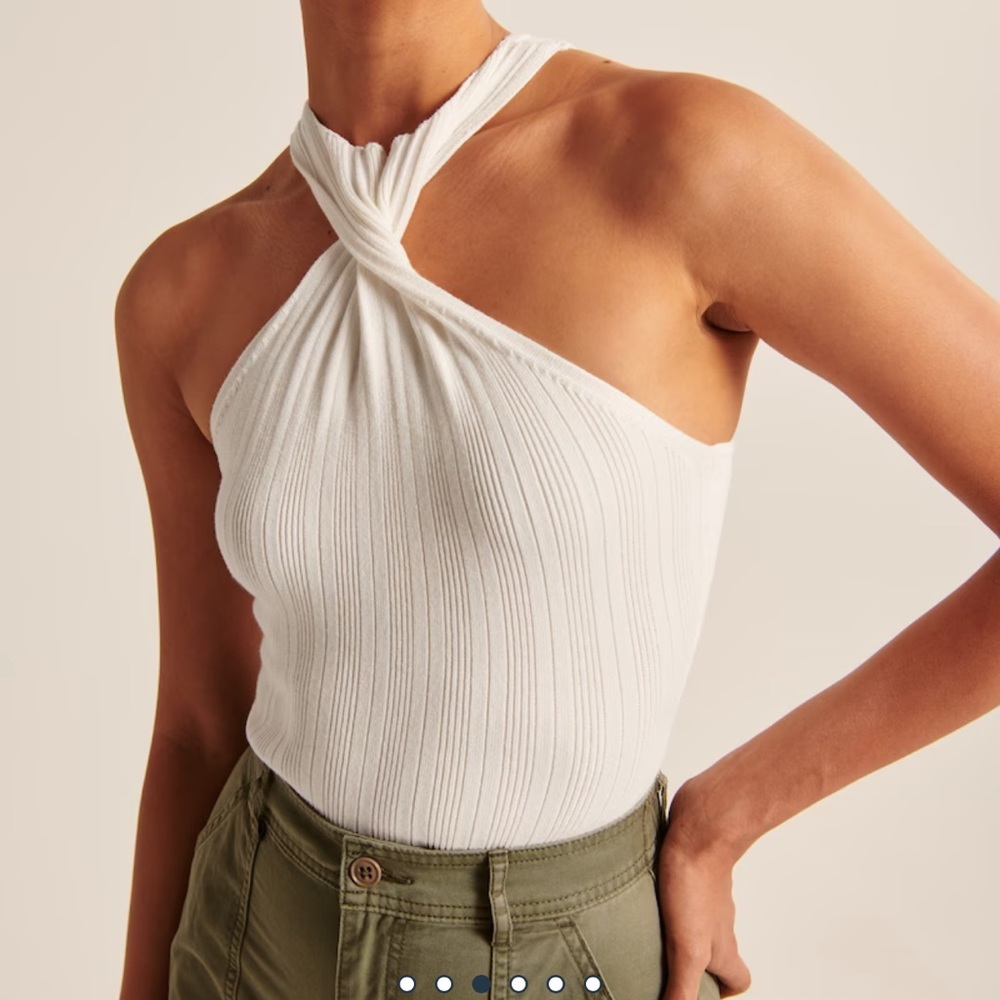 A&F Twist-Front Bodysuit